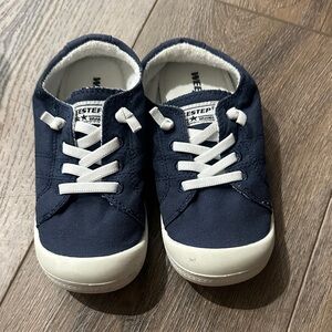 Kids Navy Blue Sneakers